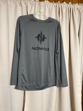 Nomad Men's Long Sleeve Performance Tee - Charcoal Gray